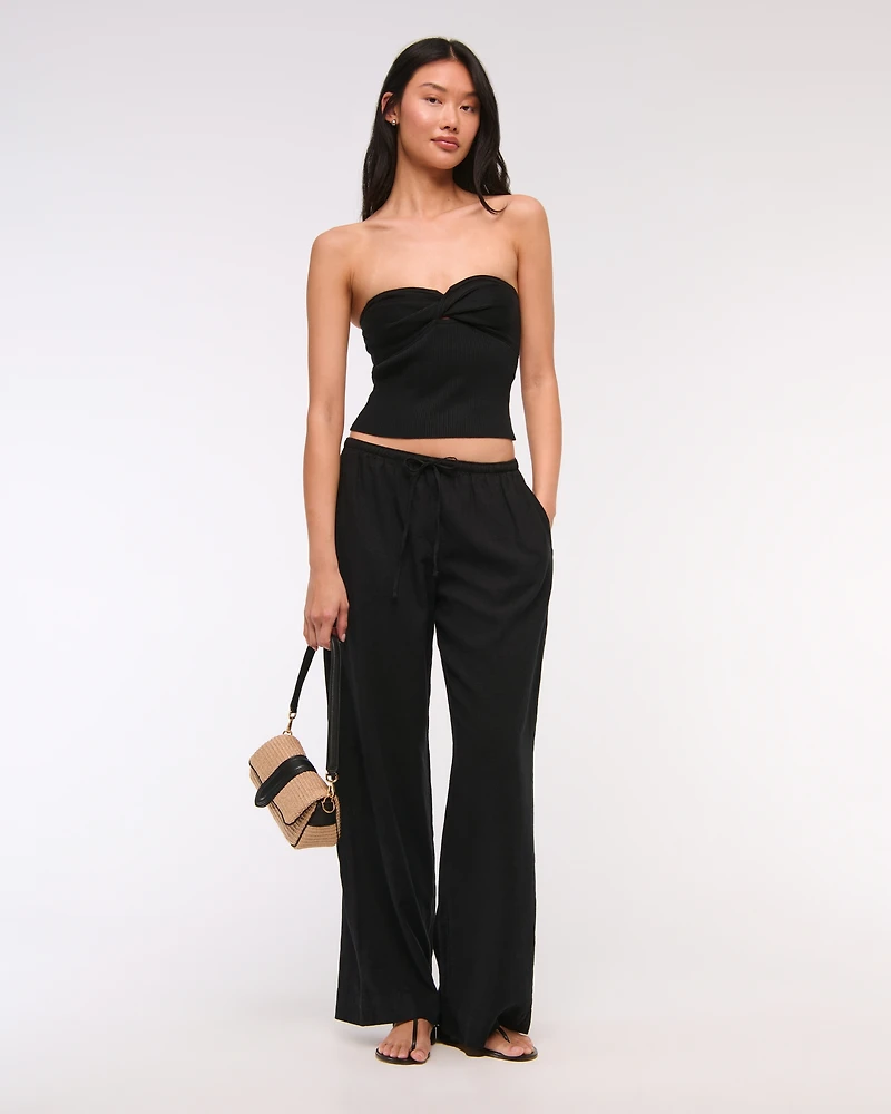 Twist Sweater Tube Top