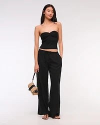Twist Sweater Tube Top
