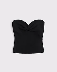 Twist Sweater Tube Top