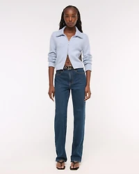 Double Zipper Western Cardigan