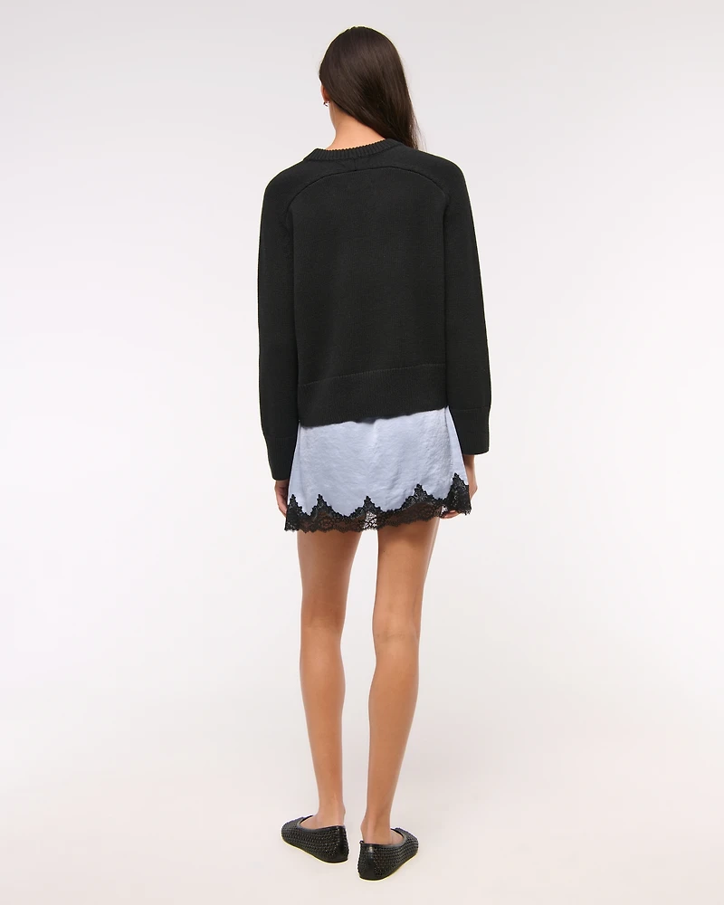 The A&F Madeline Western Crew Sweater
