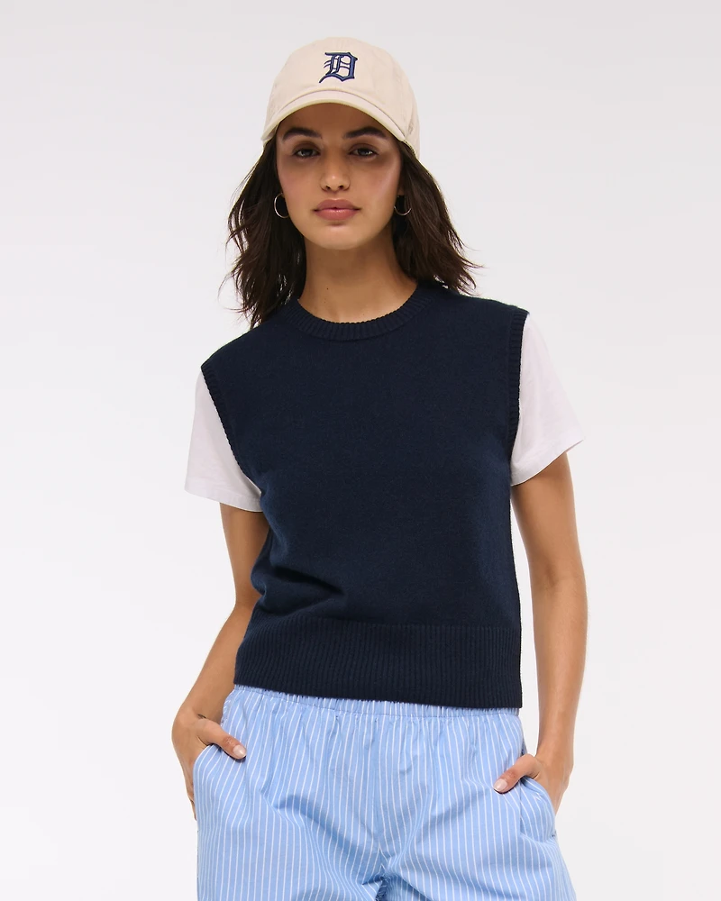 Cashmere Sweater Shell Top