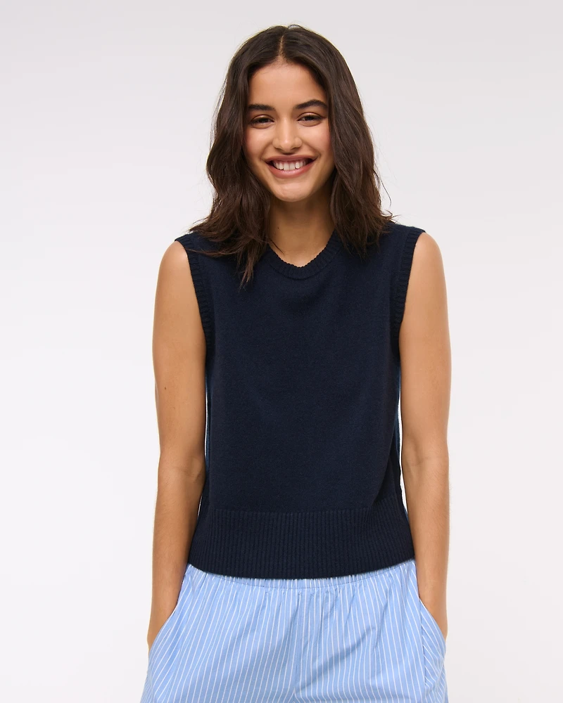 Cashmere Sweater Shell Top
