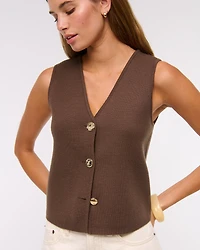 LuxeLoft V-Neck Vest