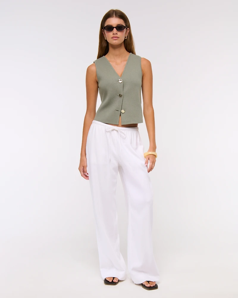LuxeLoft V-Neck Vest