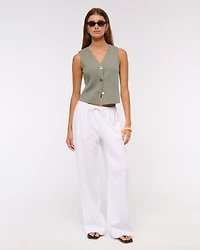 LuxeLoft V-Neck Vest