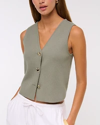LuxeLoft V-Neck Vest