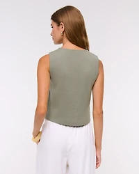 LuxeLoft V-Neck Vest