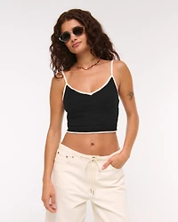 Crochet-Style Bra Top