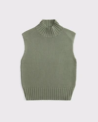 Mockneck Sweater Shell Top