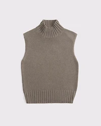 Mockneck Sweater Shell Top