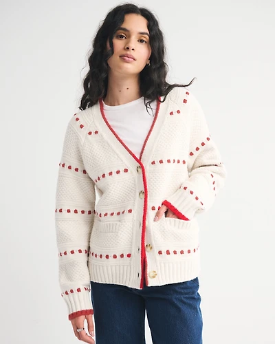 Dad V-Neck Cardigan
