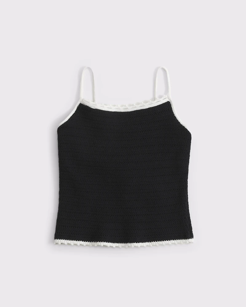 Crochet-Style Tie-Back Tank
