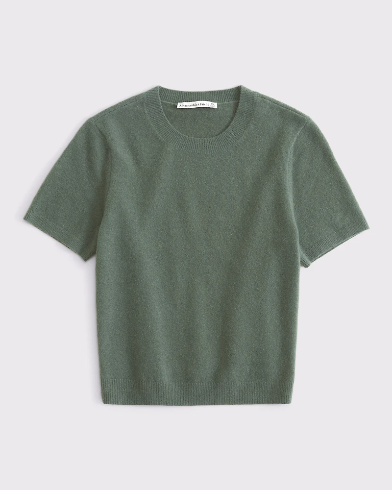 Wool-Blend Skimming Sweater Tee