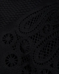 Paisley Stitch Crew Sweater