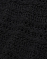 Eclectic Open-Stitch Crew Sweater