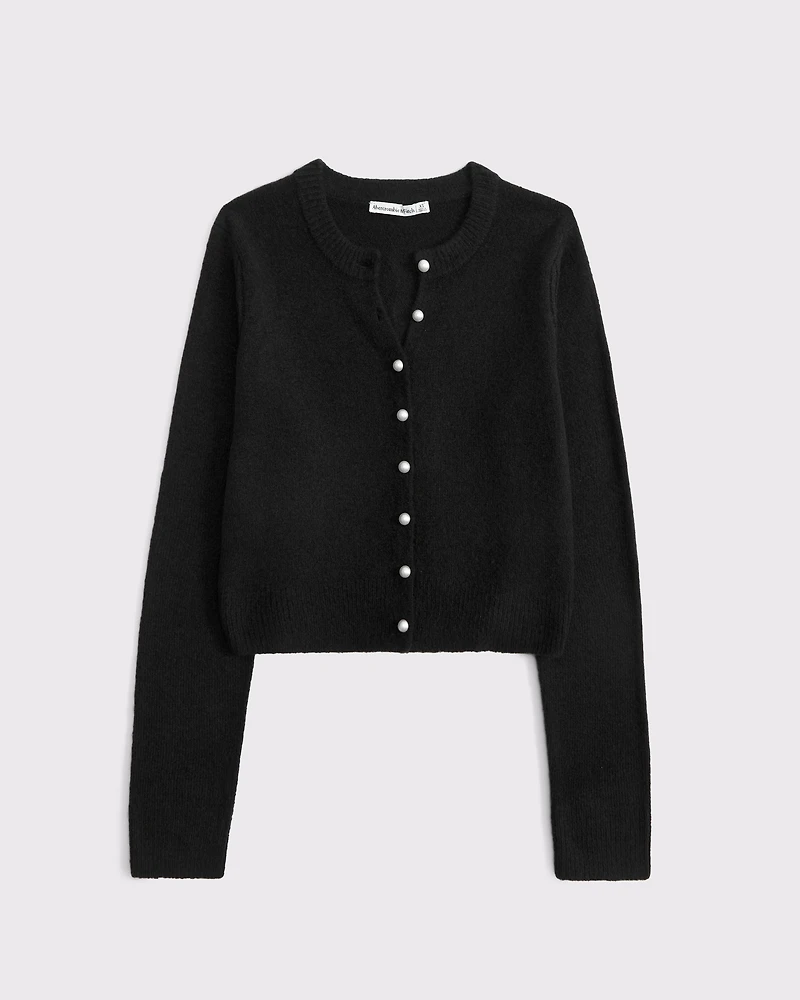 Pearl Button Crew Cardigan