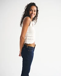 Textural V-Neck Sweater Vest