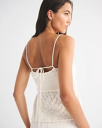 Crochet-Style Cami