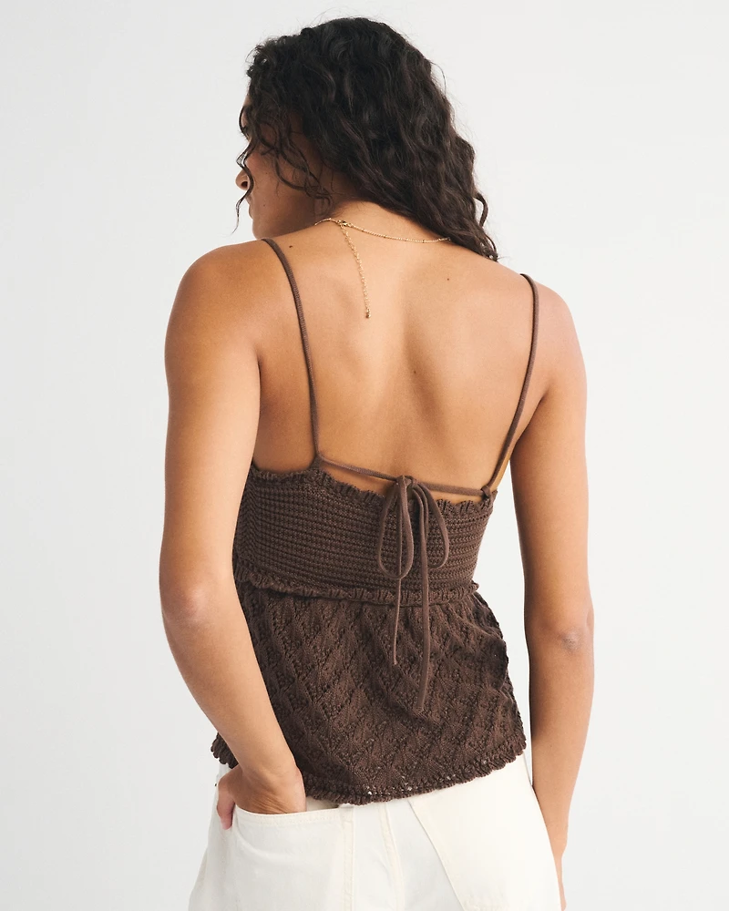 Crochet-Style Cami