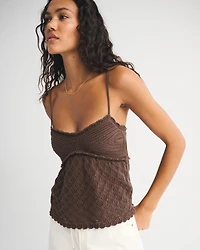 Crochet-Style Cami