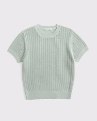 Textural Stitch Sweater Tee