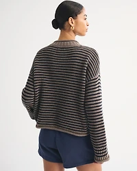 100% Cotton Roll Neck Crew Sweater