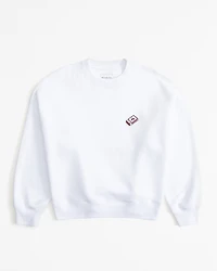 Embroidered Graphic Classic Sunday Crew