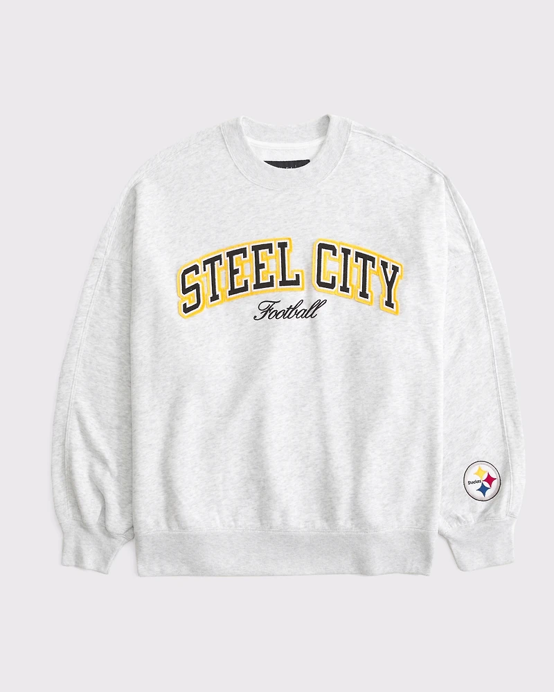 Pittsburgh Steelers Graphic Oversized Sunday Crew