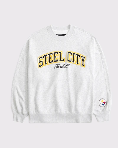 Pittsburgh Steelers Graphic Oversized Sunday Crew