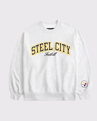 Pittsburgh Steelers Graphic Oversized Sunday Crew