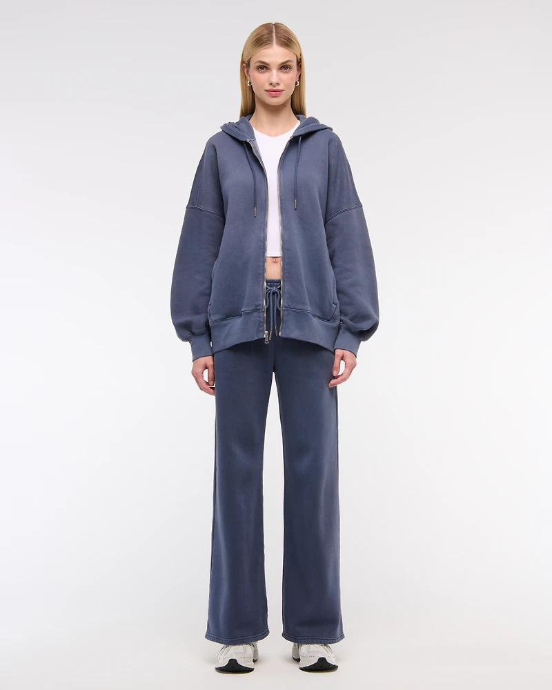 Oversized Sunday Hooded Full-Zip
