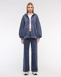 Oversized Sunday Hooded Full-Zip