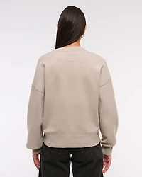 Sudadera clásica Sunday de cuello redondo con estampa Homebody