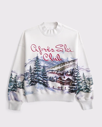 Après Ski Sunday Mockneck Crew