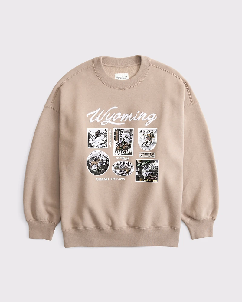 Winter Destination Oversized Sunday Crew