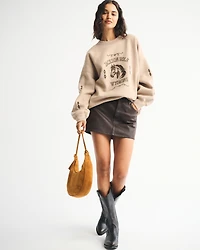 Wyoming Oversized Sunday Crew