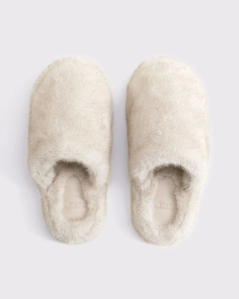 Faux Fur Slippers