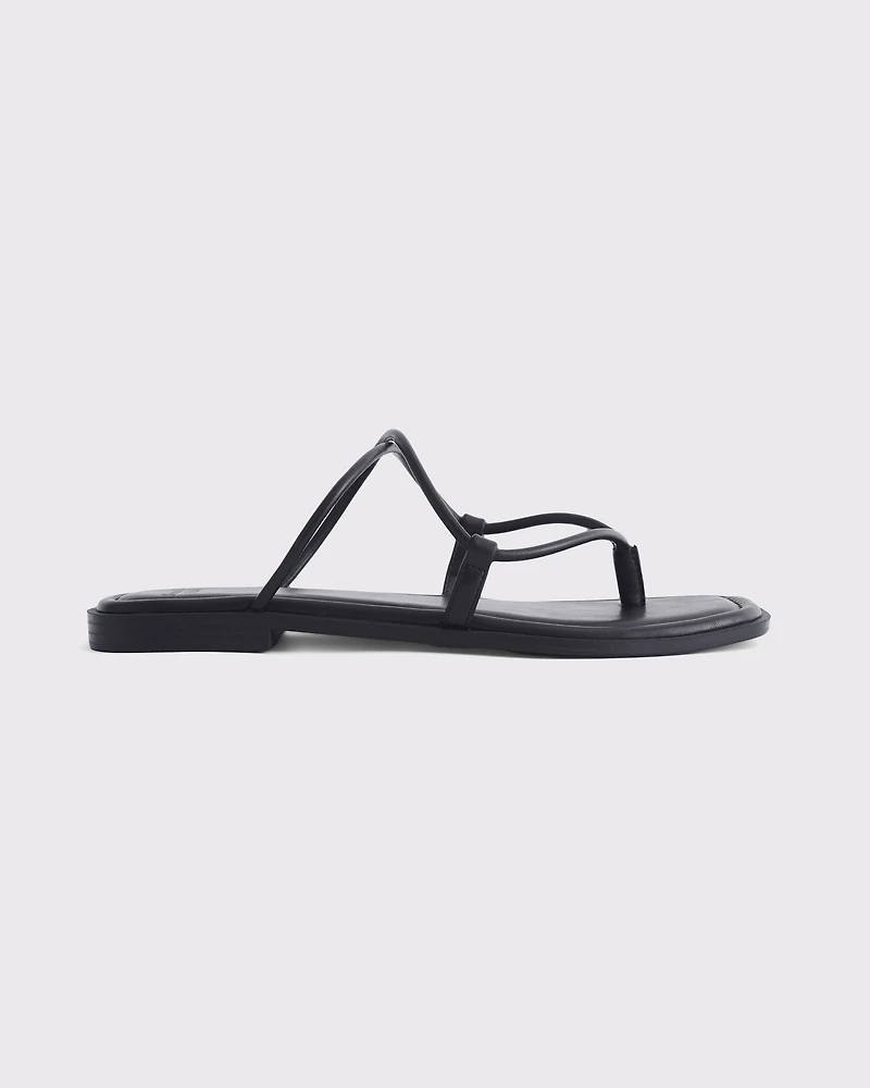 Strappy Slide Sandals