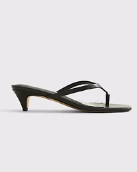 Thong Kitten Heel Sandals