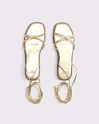 Ankle Lace-Up Sandals