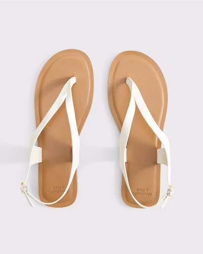 Slingback Thong Sandals