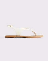 Slingback Thong Sandals