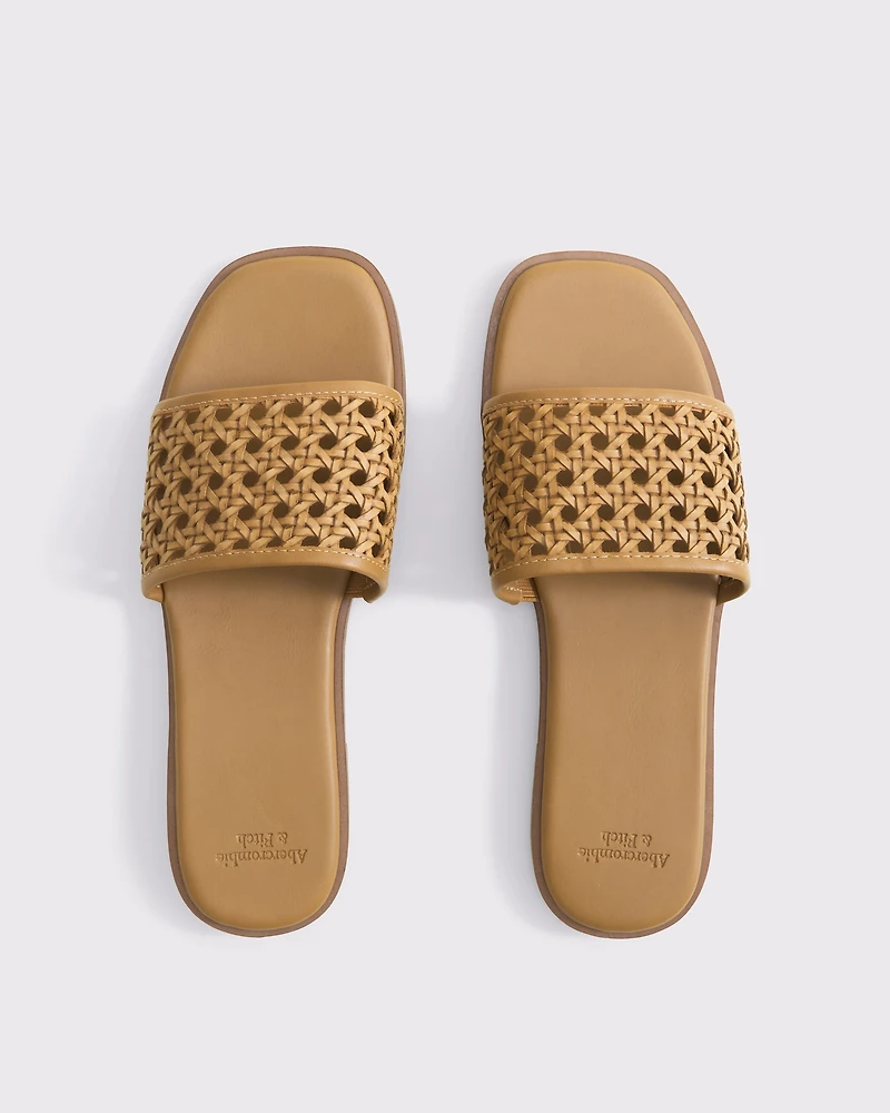 Woven Slide Sandals
