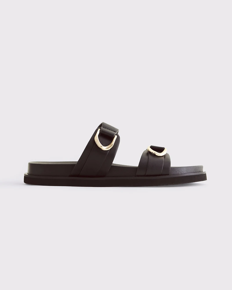 Double-Strap Hardware Sandals