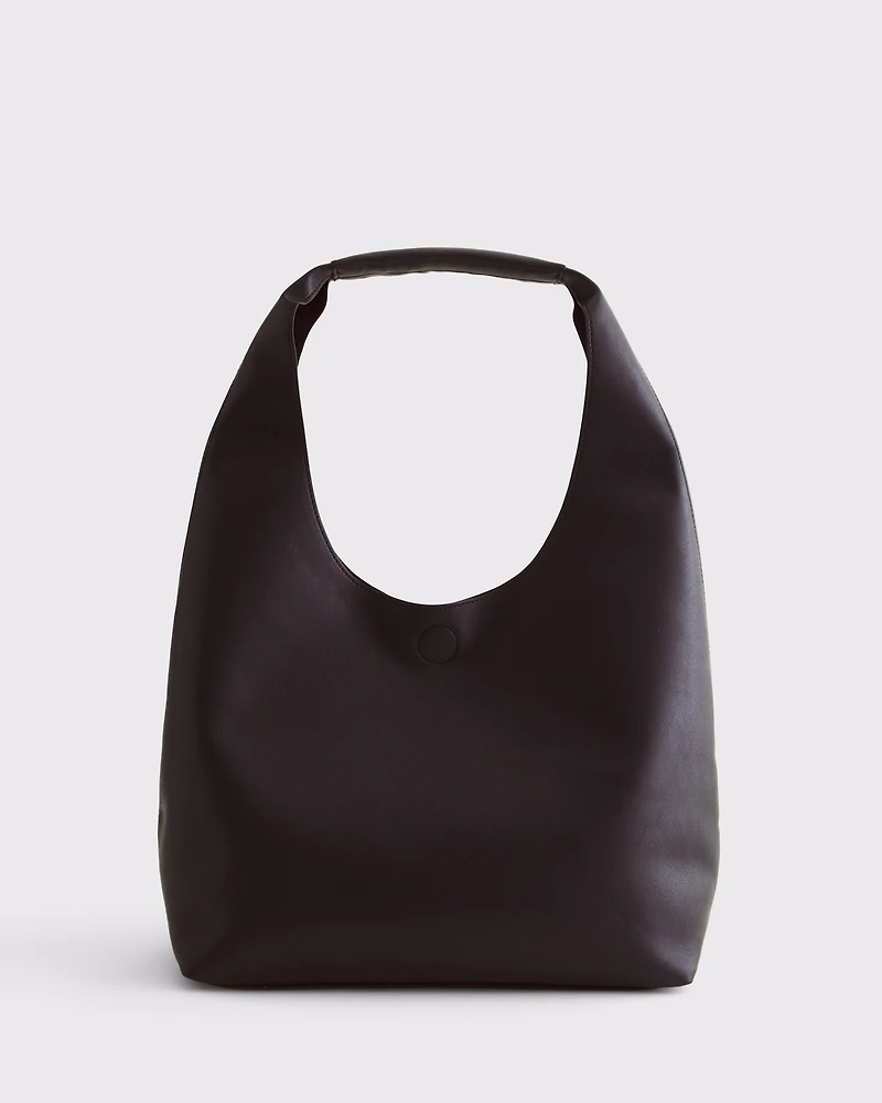 Studded Vegan Suede Tote Bag