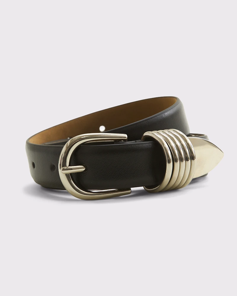Essential Rounded Suede Belt
