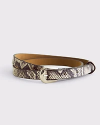 Rounded Skinny Belt
