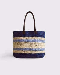 Striped Resort Tote Bag