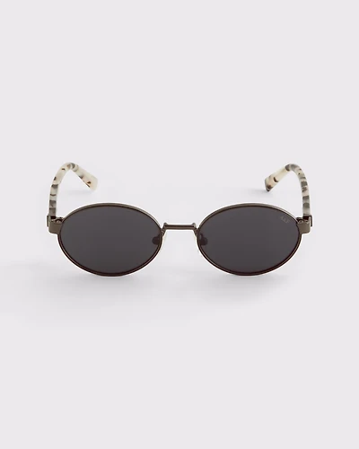 Wire Frame Oval Sunglasses